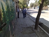 بازدید مهندس نجمی شهردار ممقان از خیابان امام خمینی (ره)