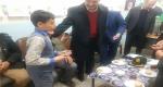 مراسم دهه فجر انقلاب اسلامی با حضور مسئولین شهرستان و بخش  در مدرسه استقلال ممقان 